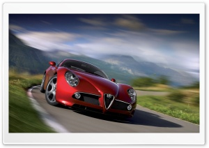 Alfa Romeo 8C Competizione HD Wide Wallpaper for Widescreen