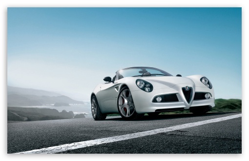 Alfa Romeo 8C Spider Car 2 HD wallpaper for Wide 16:10 Widescreen WHXGA WQXGA WUXGA WXGA ;