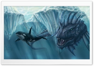 Ancient Giant Fish HD Wide Wallpaper for Widescreen