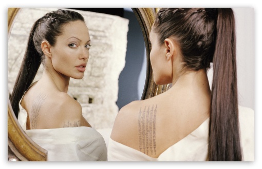 Angelina Jolie Tattoos wallpaper for Wide 16:10 5:3 Widescreen WHXGA WQXGA 