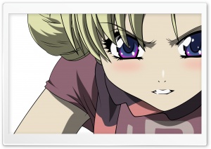Angry Girl Anime HD Wide Wallpaper for Widescreen