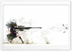 Anime Sniper HD Wide Wallpaper for Widescreen