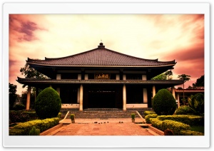 Asian Temple HD Wide Wallpaper for Widescreen