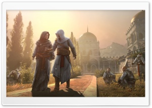 Assassin's Creed Revelations Masyaf Maria Thorpe and Altair HD Wide Wallpaper for Widescreen