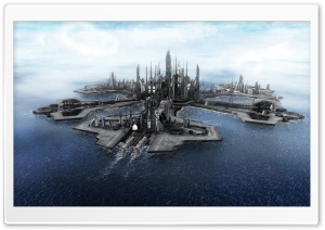 Atlantis City HD Wide Wallpaper for Widescreen