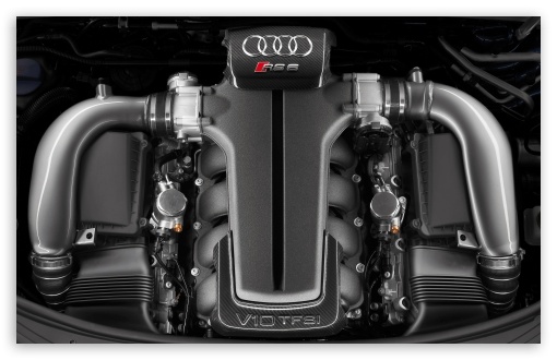 Audi RSS V10 TFSI Engine HD wallpaper for Wide 16:10 5:3 Widescreen WHXGA WQXGA WUXGA WXGA WGA ; HD 16:9 High Definition WQHD QWXGA 1080p 900p 720p QHD nHD ; Mobile WVGA PSP - WVGA WQVGA Smartphone ( HTC Samsung Sony Ericsson LG Vertu MIO ) Sony PSP Zune HD Zen ;
