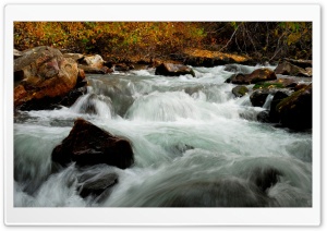 Autumn Mountain Creek HD Wide Wallpaper for Widescreen