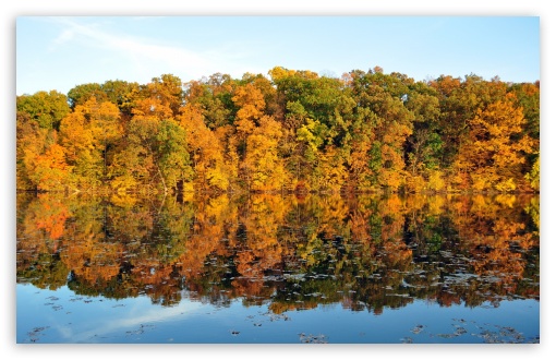 Autumn Reflexion wallpaper for Wide 16:10 Widescreen WHXGA WQXGA WUXGA WXGA ;