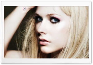 Avril Lavigne Blonde Hair HD Wide Wallpaper for Widescreen