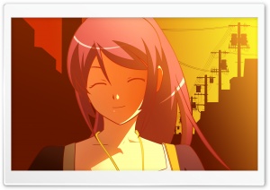 Bakemonogatari Hitagi X HD Wide Wallpaper for Widescreen