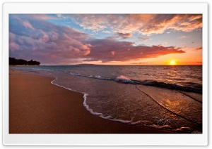 Beach - Sunset HD Wide Wallpaper for Widescreen