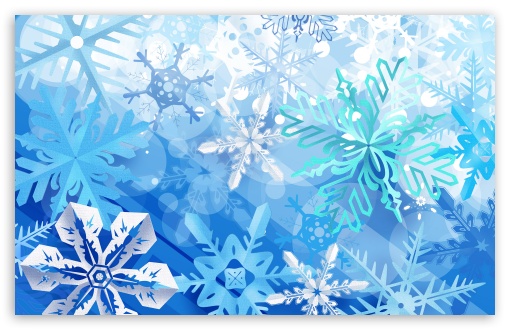 Beautiful Snowflakes New Year wallpaper for Wide 16:10 5:3 Widescreen WHXGA 