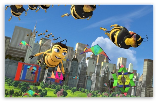 Bee Movie 3 wallpaper for HD 16:9 High Definition WQHD QWXGA 1080p 900p 720p QHD nHD ; Mobile PSP - Sony PSP Zune HD Zen ;
