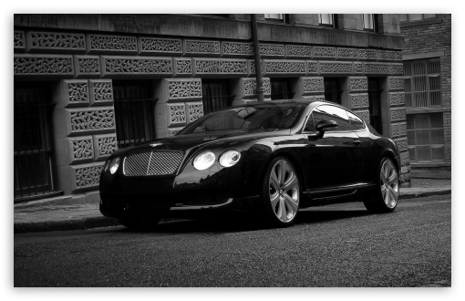 Bentley Continental GT Black wallpaper for HD 16:9 High Definition WQHD QWXGA 1080p 900p 720p QHD nHD ;