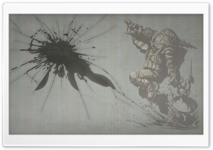 BioShock Big Daddy And Little Sister HD Wide Wallpaper for Widescreen