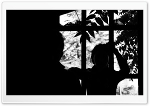 Black And White Silhouette Photography HD Wide Wallpaper for Widescreen