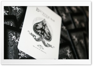 Black Card HD Wide Wallpaper for Widescreen