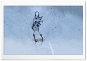 Black Rain HD Wide Wallpaper for Widescreen