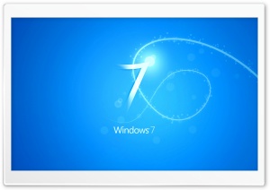 Blue Windows 7 Background HD Wide Wallpaper for Widescreen