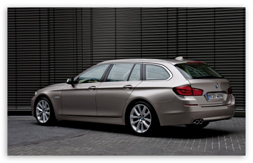 BMW 5 Series Touring 520D In Milano Beige   Rear Angle HD wallpaper for Wide 16:10 5:3 Widescreen WHXGA WQXGA WUXGA WXGA WGA ; HD 16:9 High Definition WQHD QWXGA 1080p 900p 720p QHD nHD ; Mobile WVGA PSP - WVGA WQVGA Smartphone ( HTC Samsung Sony Ericsson LG Vertu MIO ) Sony PSP Zune HD Zen ;