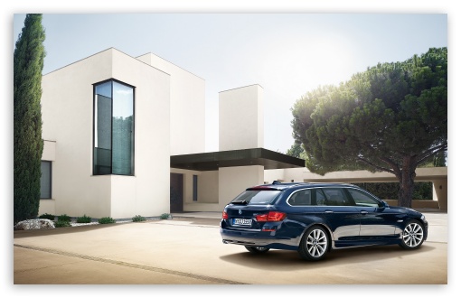 BMW 5 Series Touring F11   Rear Angle View HD wallpaper for Standard 4:3 5:4 Fullscreen UXGA XGA SVGA QSXGA SXGA ; Wide 16:10 5:3 Widescreen WHXGA WQXGA WUXGA WXGA WGA ; HD 16:9 High Definition WQHD QWXGA 1080p 900p 720p QHD nHD ; Mobile VGA WVGA iPad PSP Phone - VGA QVGA Smartphone ( PocketPC GPS iPod Zune BlackBerry HTC Samsung LG Nokia Eten Asus ) WVGA WQVGA Smartphone ( HTC Samsung Sony Ericsson LG Vertu MIO ) Sony PSP Zune HD Zen ;
