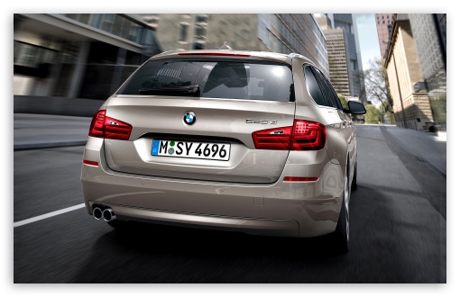 BMW 5 Series Touring F11 In Milano Beige   Rear View HD wallpaper for Standard 4:3 5:4 Fullscreen UXGA XGA SVGA QSXGA SXGA ; Wide 16:10 5:3 Widescreen WHXGA WQXGA WUXGA WXGA WGA ; HD 16:9 High Definition WQHD QWXGA 1080p 900p 720p QHD nHD ; Mobile VGA WVGA iPad PSP Phone - VGA QVGA Smartphone ( PocketPC GPS iPod Zune BlackBerry HTC Samsung LG Nokia Eten Asus ) WVGA WQVGA Smartphone ( HTC Samsung Sony Ericsson LG Vertu MIO ) Sony PSP Zune HD Zen ;