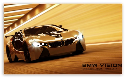 BMW Vision 3D Max wallpaper for HD 16:9 High Definition WQHD QWXGA 1080p 900p 720p QHD nHD ;