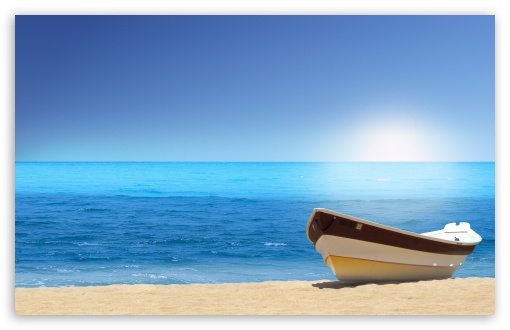 3 Boat On The Beach Sunny Day 3 Boat On The Beach Sunny Day