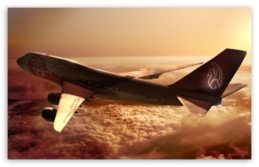 Boeing 747 Airplane wallpaper for Wide 16:10 Widescreen WHXGA WQXGA WUXGA WXGA ;