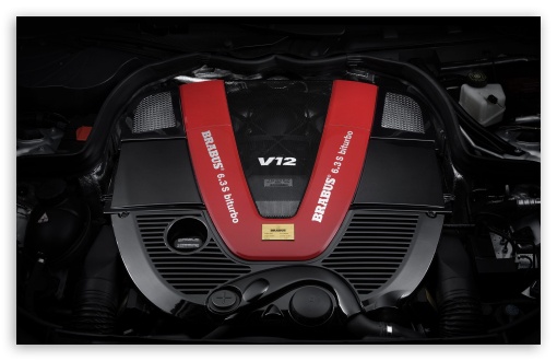 Brabus 6.3 S Biturbo Engine HD wallpaper for Wide 16:10 5:3 Widescreen WHXGA WQXGA WUXGA WXGA WGA ; HD 16:9 High Definition WQHD QWXGA 1080p 900p 720p QHD nHD ; Mobile WVGA PSP - WVGA WQVGA Smartphone ( HTC Samsung Sony Ericsson LG Vertu MIO ) Sony PSP Zune HD Zen ;
