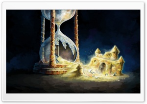 Broken Hourglass HD Wide Wallpaper for Widescreen