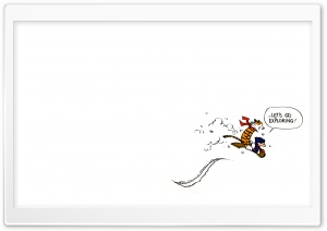 Calvin And Hobbes Exploring HD Wide Wallpaper for Widescreen