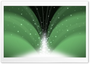 Cascade Of Magic Powder Dark Green HD Wide Wallpaper for Widescreen