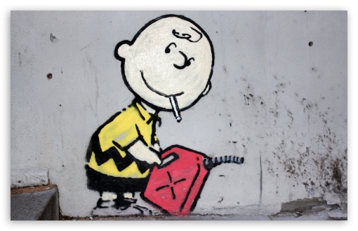 Charlie Brown Peanuts Graffiti HD wallpaper for Wide 16:10 Widescreen WHXGA WQXGA WUXGA WXGA ;