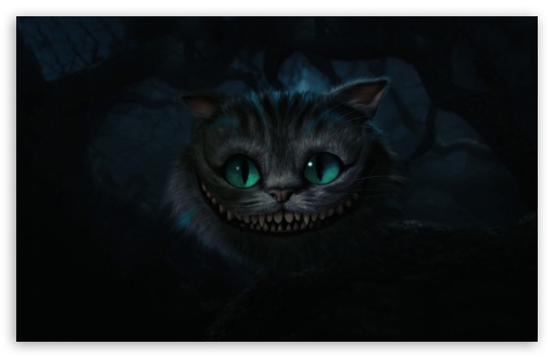 Cheshire Cat, Alice In Wonderland HD wallpaper for Standard 4:3 5:4 Fullscreen UXGA XGA SVGA QSXGA SXGA ; Wide 16:10 5:3 Widescreen WHXGA WQXGA WUXGA WXGA WGA ; HD 16:9 High Definition WQHD QWXGA 1080p 900p 720p QHD nHD ; Other 3:2 DVGA HVGA HQVGA devices ( Apple PowerBook G4 iPhone 4 3G 3GS iPod Touch ) ; Mobile VGA WVGA iPhone iPad PSP Phone - VGA QVGA Smartphone ( PocketPC GPS iPod Zune BlackBerry HTC Samsung LG Nokia Eten Asus ) WVGA WQVGA Smartphone ( HTC Samsung Sony Ericsson LG Vertu MIO ) HVGA Smartphone ( Apple iPhone iPod BlackBerry HTC Samsung Nokia ) Sony PSP Zune HD Zen ; Tablet 2 Android ;