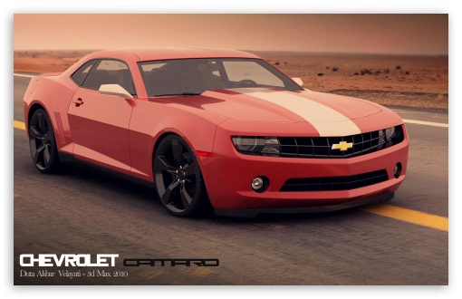 Chevrolet Camaro 3D Max wallpaper for HD 16:9 High Definition WQHD QWXGA 1080p 900p 720p QHD nHD ;