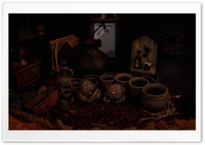 Clay Pots HD Wide Wallpaper for Widescreen