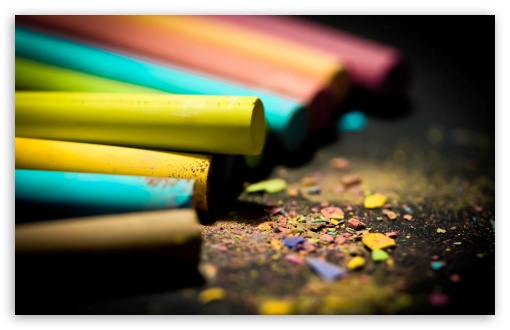 Colored Chalk HD wallpaper for Wide 16:10 Widescreen WHXGA WQXGA WUXGA WXGA ;
