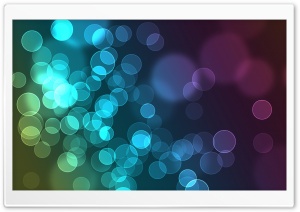 Colorful Circles Of Light HD Wide Wallpaper for Widescreen