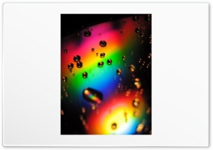 Colorful Drops HD Wide Wallpaper for Widescreen