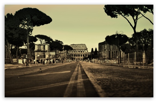 colosseum street rome italy t2