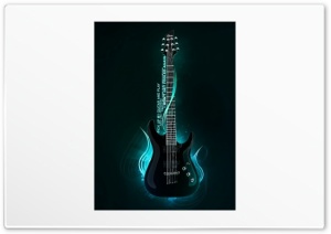Cool Guitar HD Wide Wallpaper for Widescreen