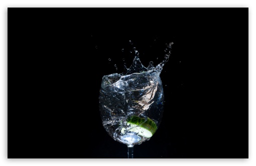 Cucumber Splash wallpaper for Wide 16:10 Widescreen WHXGA WQXGA WUXGA WXGA ;