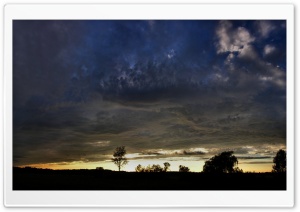 Dark Cloudy Sky HD Wide Wallpaper for Widescreen