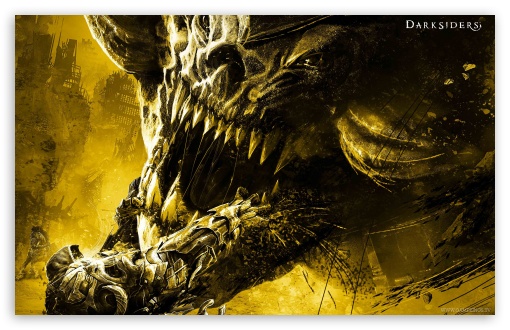 Darksiders Crush HD wallpaper for Standard 4:3 5:4 Fullscreen UXGA XGA SVGA QSXGA SXGA ; Wide 16:10 5:3 Widescreen WHXGA WQXGA WUXGA WXGA WGA ; HD 16:9 High Definition WQHD QWXGA 1080p 900p 720p QHD nHD ; Other 3:2 DVGA HVGA HQVGA devices ( Apple PowerBook G4 iPhone 4 3G 3GS iPod Touch ) ; Mobile VGA WVGA iPhone iPad PSP Phone - VGA QVGA Smartphone ( PocketPC GPS iPod Zune BlackBerry HTC Samsung LG Nokia Eten Asus ) WVGA WQVGA Smartphone ( HTC Samsung Sony Ericsson LG Vertu MIO ) HVGA Smartphone ( Apple iPhone iPod BlackBerry HTC Samsung Nokia ) Sony PSP Zune HD Zen ;