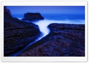 Davenport Beach Twilight HD Wide Wallpaper for Widescreen