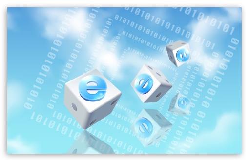 Dice Internet Explorer Blue internet explorer wallpaper. Dice Internet Explorer Blue