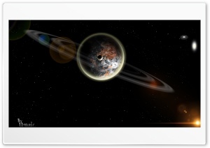 Distant Planet HD Wide Wallpaper for Widescreen
