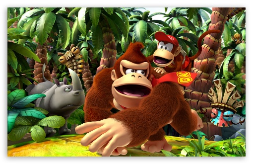 Donkey Kong Returns wallpaper for Standard 4:3 5:4 Fullscreen UXGA XGA SVGA QSXGA SXGA ; Wide 16:10 5:3 Widescreen WHXGA WQXGA WUXGA WXGA WGA ; HD 16:9 High Definition WQHD QWXGA 1080p 900p 720p QHD nHD ; Other 3:2 DVGA HVGA HQVGA devices ( Apple PowerBook G4 iPhone 4 3G 3GS iPod Touch ) ; Mobile VGA WVGA iPhone iPad PSP Phone - VGA QVGA Smartphone ( PocketPC GPS iPod Zune BlackBerry HTC Samsung LG Nokia Eten Asus ) WVGA WQVGA Smartphone ( HTC Samsung Sony Ericsson LG Vertu MIO ) HVGA Smartphone ( Apple iPhone iPod BlackBerry HTC Samsung Nokia ) Sony PSP Zune HD Zen ;