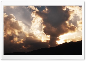 Dramatic Evening Sky HD Wide Wallpaper for Widescreen